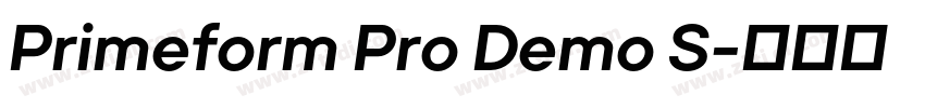 Primeform Pro Demo S字体转换
